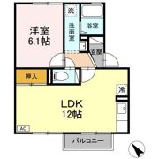 クレールコート A棟の間取り画像