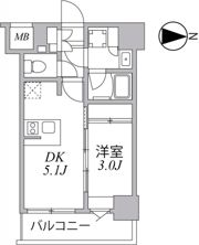 SYFORME住吉の間取り画像