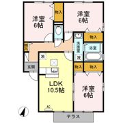 リッシハウス D棟の間取り画像