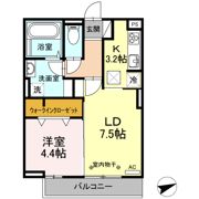 オッツ梅満の間取り画像