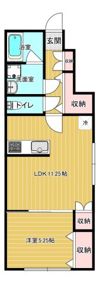 ブルジェオンBの間取り画像