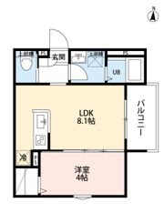 Cuore 新所沢(クオーレシントコロザワ)の間取り画像