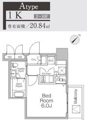 プライムアーバン新百合ヶ丘の間取り画像