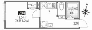 ブリーズTagaraの間取り画像