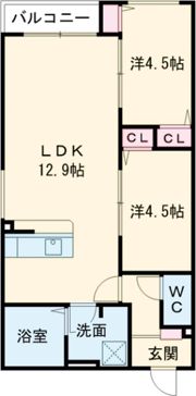 CS名塚の間取り画像