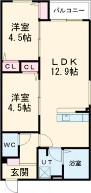 CS名塚の間取り画像