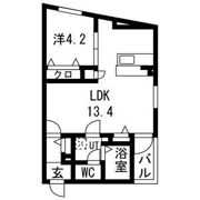 メルヴェイユ大日の間取り画像