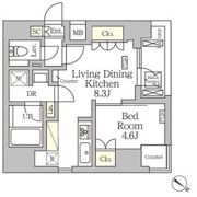 アジールコート松濤の間取り画像