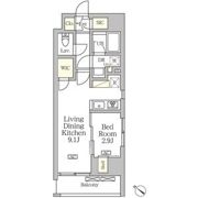 アジールコート松濤の間取り画像