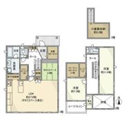 西枇杷島町地領2丁目戸建の間取り画像