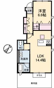 アルフラットSの間取り画像