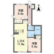 シャーメゾン乙瀬の間取り画像