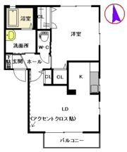ディアス帆足 A棟の間取り画像