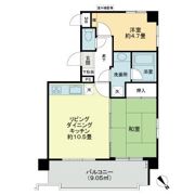 ライオンズマンション青山の間取り画像