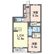 ソレイユ湘南 Jの間取り画像
