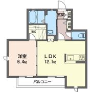 クレールKの間取り画像