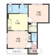 クレールヴィラ弐番館の間取り画像