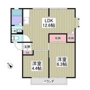 TAN-GRAM光陽台の間取り画像