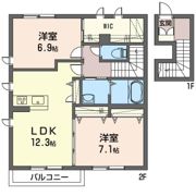 バレンシアBの間取り画像