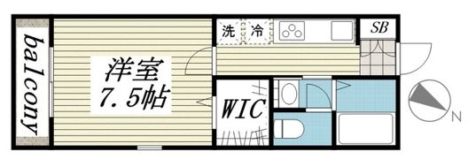 アリュールの間取り画像