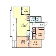 ライオンズマンション高岡中島町の間取り画像