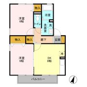 パルティールの間取り画像