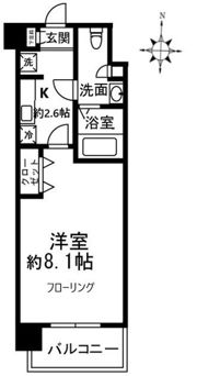 シティコート所沢の間取り画像