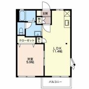 ラフォーレMINE Bの間取り画像