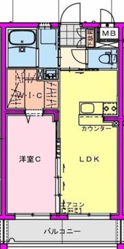 ポルトボヌール姫城RCの間取り画像