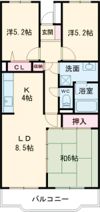 プリサヴェールの間取り画像