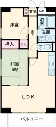 グレイスコート たちばなの間取り画像