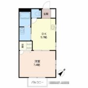 ドゥソレイユ21 A棟の間取り画像