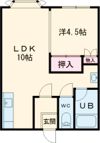 グランメールの間取り画像