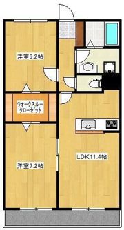 クロノス31田井島の間取り画像