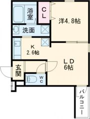 フジパレス阪急池田駅北の間取り画像