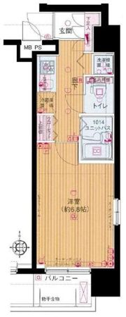 メインステージ練馬Ⅱの間取り画像