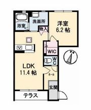 ビオラ天山の間取り画像
