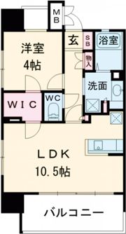 フロンティアききつⅡの間取り画像