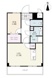 ラフォーレ日の隈の間取り画像