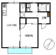 ディアス梶山の間取り画像