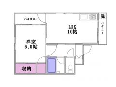 佐伯コーポの間取り画像
