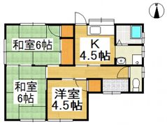 中島三木様借家の間取り画像