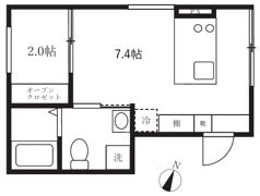 アピチェ南千住B棟の間取り画像