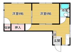 光ハイツの間取り画像