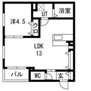 中村区高道町APの間取り画像