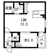 中村区高道町APの間取り画像
