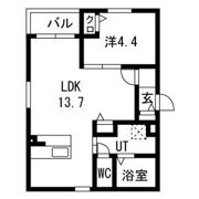アークレジデンス中村日赤の間取り画像