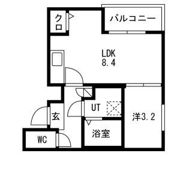 MOVE八田SOUTHの間取り画像