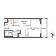 ミュプレ代々木上原の間取り画像