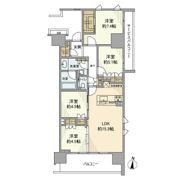 パークホームズ浦和常盤ステーションプレミアの間取り画像